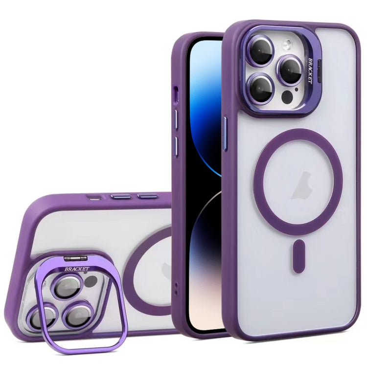 U1 Invisible Lens Holder Acrylic + TPU MagSafe Magnetic Phone Case, For iPhone 14 Pro, For iPhone 14 Pro Max