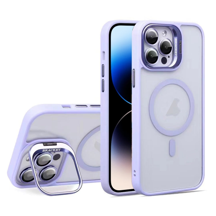 U1 Invisible Lens Holder Acrylic + TPU MagSafe Magnetic Phone Case, For iPhone 14 Pro, For iPhone 14 Pro Max
