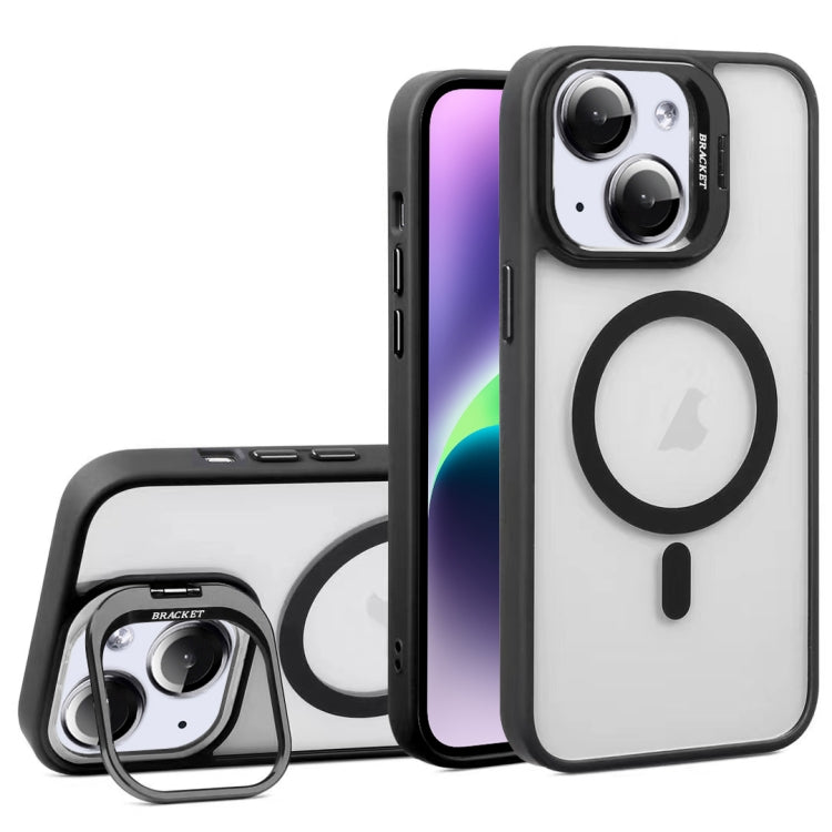 U1 Invisible Lens Holder Acrylic + TPU MagSafe Magnetic Phone Case, For iPhone 14 Plus, For iPhone 14