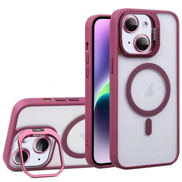 U1 Invisible Lens Holder Acrylic + TPU MagSafe Magnetic Phone Case, For iPhone 14 Plus, For iPhone 14