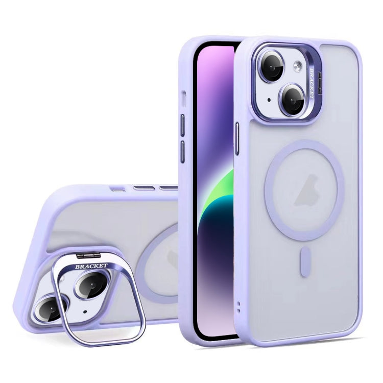 U1 Invisible Lens Holder Acrylic + TPU MagSafe Magnetic Phone Case, For iPhone 14 Plus, For iPhone 14