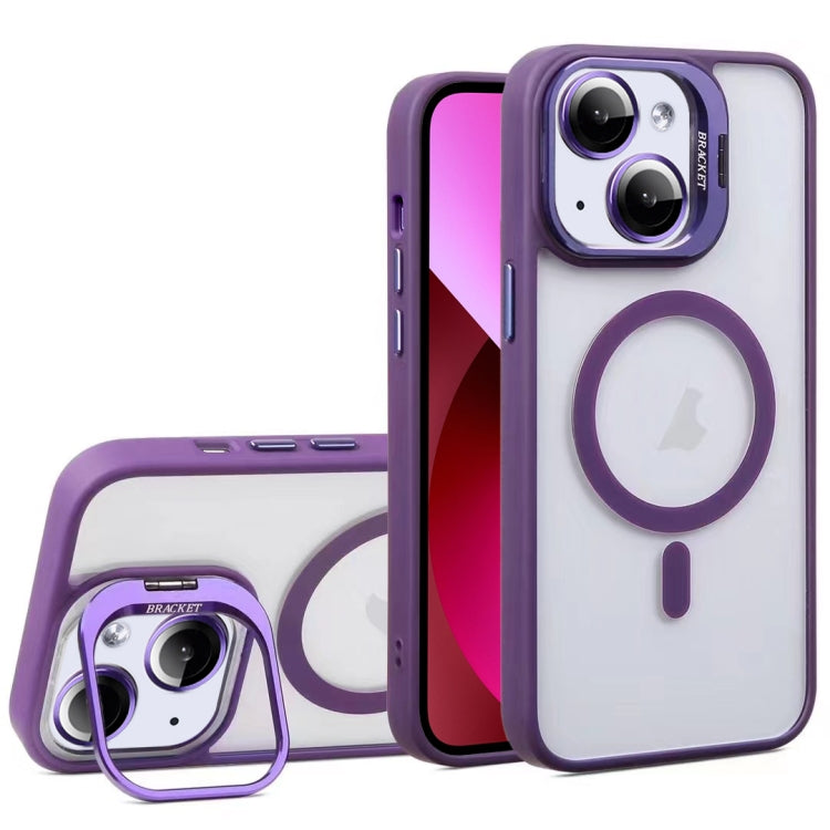 U1 Invisible Lens Holder Acrylic + TPU MagSafe Magnetic Phone Case, For iPhone 13, For iPhone 12