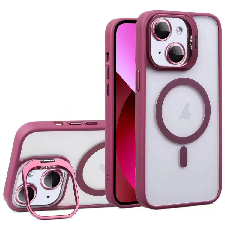 U1 Invisible Lens Holder Acrylic + TPU MagSafe Magnetic Phone Case, For iPhone 13, For iPhone 12