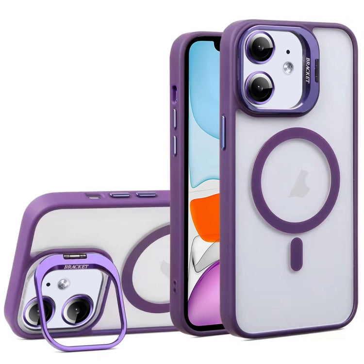 U1 Invisible Lens Holder Acrylic + TPU MagSafe Magnetic Phone Case, For iPhone 11 Pro Max, For iPhone 11