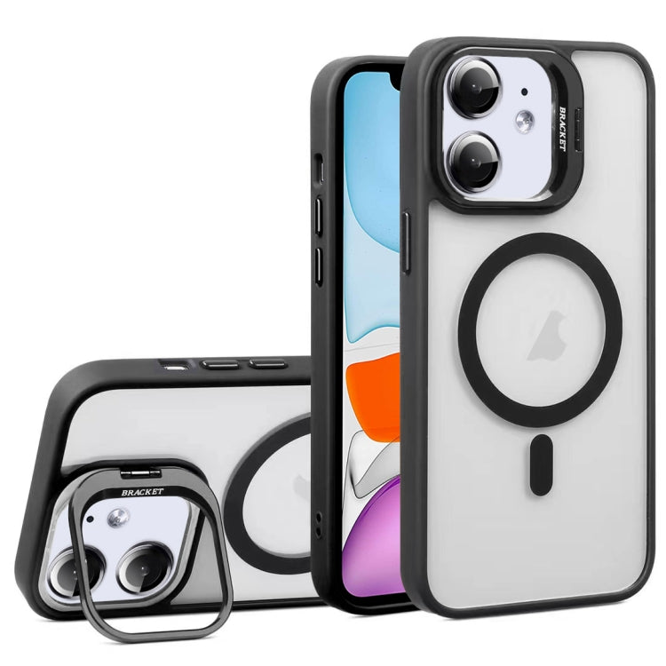 U1 Invisible Lens Holder Acrylic + TPU MagSafe Magnetic Phone Case, For iPhone 11 Pro Max, For iPhone 11