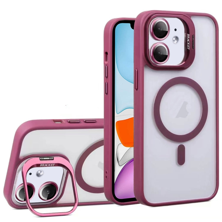 U1 Invisible Lens Holder Acrylic + TPU MagSafe Magnetic Phone Case, For iPhone 11 Pro Max, For iPhone 11
