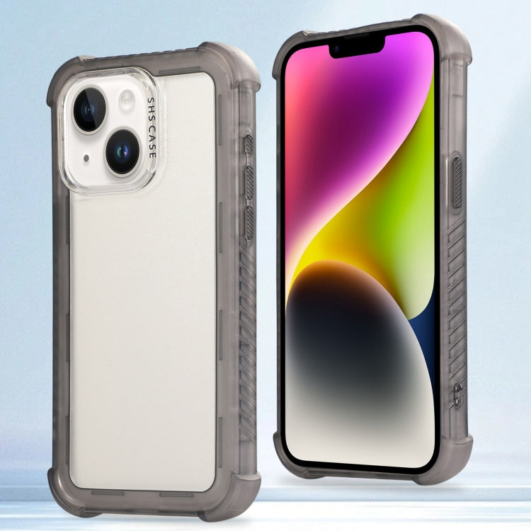 Transparent Matte TPU Hybrid PC 3-in-1 Phone Case, For iPhone 14 Plus, For iPhone 14, For iPhone 14 Pro, For iPhone 14 Pro Max