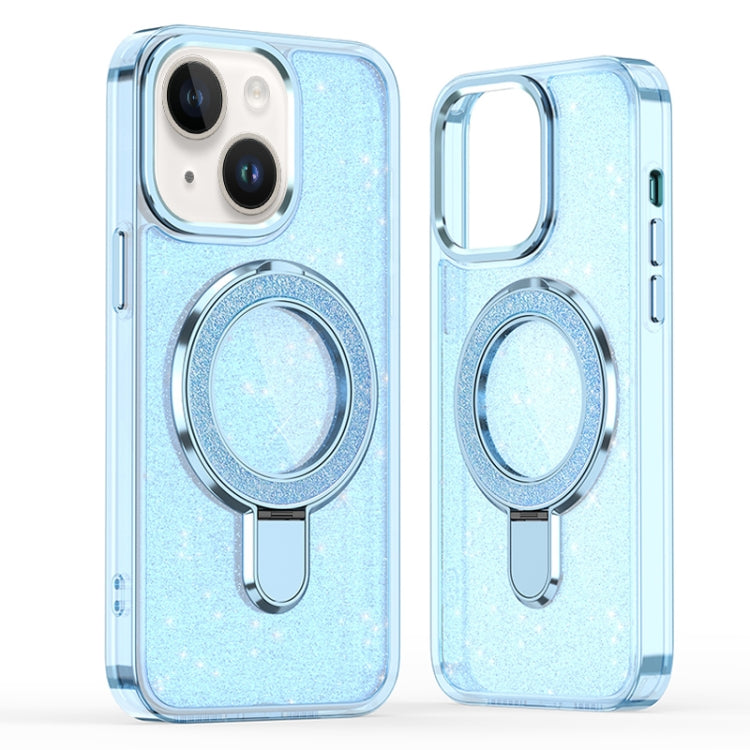 Glitter Ring Holder MagSafe Phone Case, For iPhone 14 Plus, For iPhone 13 / 14, For iPhone 14 Pro, For iPhone 14 Pro Max