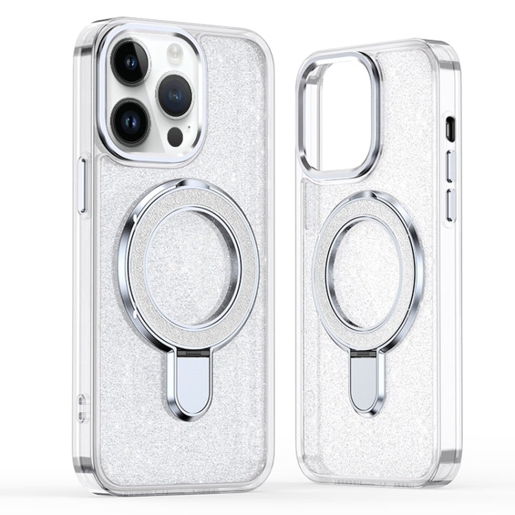 Glitter Ring Holder MagSafe Phone Case, For iPhone 13 Pro Max, For iPhone 13 Pro, For iPhone 12 / 12 Pro, For iPhone 12 Pro Max