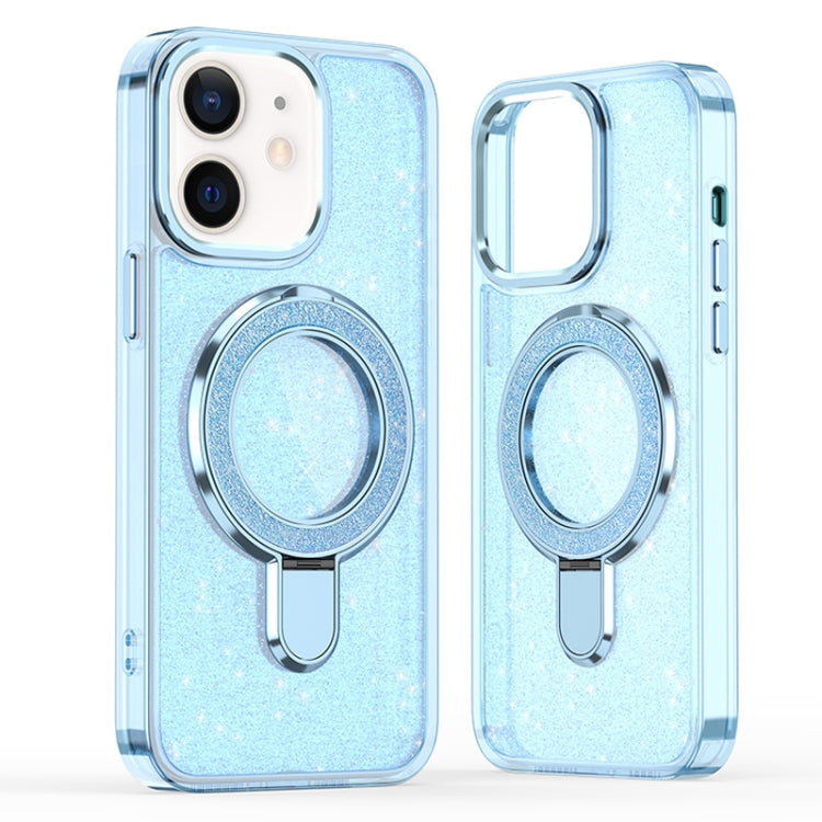 Glitter Ring Holder MagSafe Phone Case, For iPhone 11, For iPhone XR