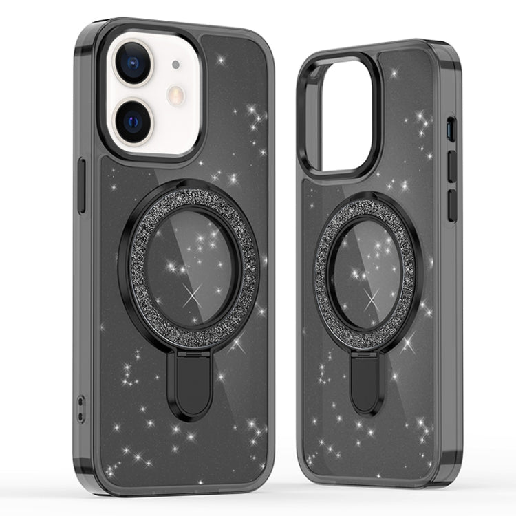 Glitter Ring Holder MagSafe Phone Case, For iPhone 11, For iPhone XR