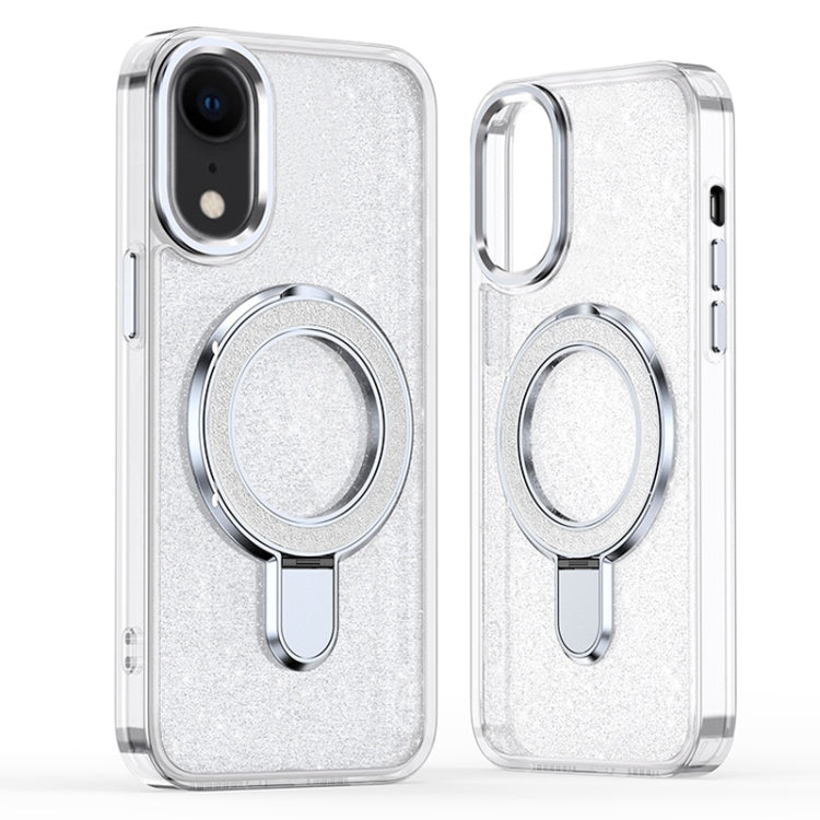 Glitter Ring Holder MagSafe Phone Case, For iPhone 11, For iPhone XR
