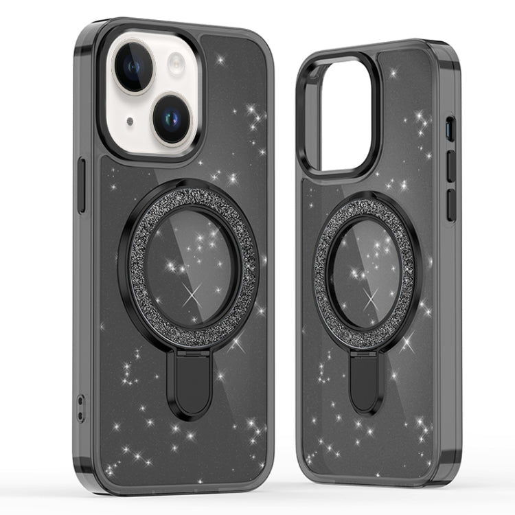 Glitter Ring Holder MagSafe Phone Case, For iPhone 14 Plus, For iPhone 13 / 14, For iPhone 14 Pro, For iPhone 14 Pro Max
