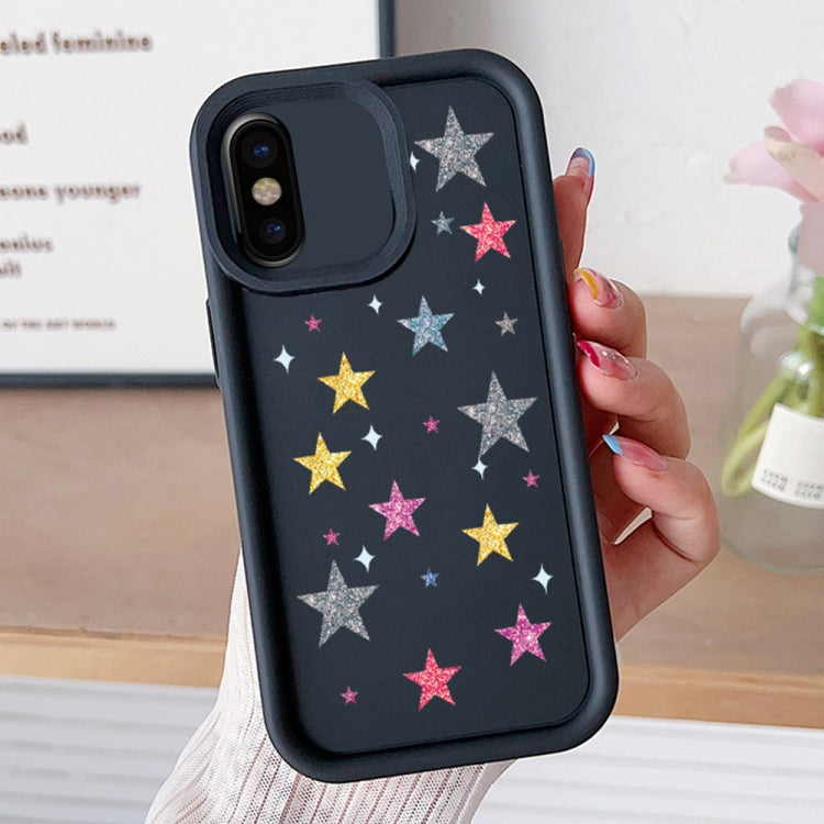 Diamond Sand TPU Full Coverage Phone Case, For iPhone XS Max, For iPhone X