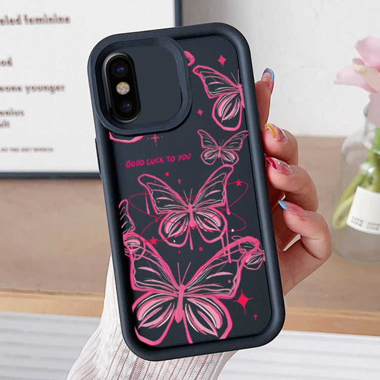 Diamond Sand TPU Full Coverage Phone Case, For iPhone XS Max, For iPhone X