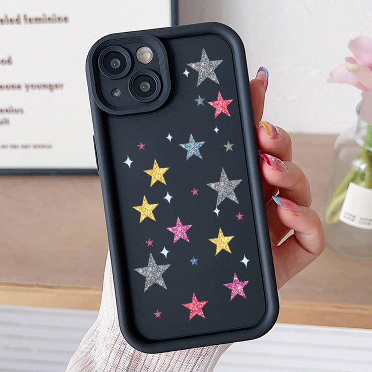 Diamond Sand TPU Full Coverage Phone Case, For iPhone 15 Plus, For iPhone 15