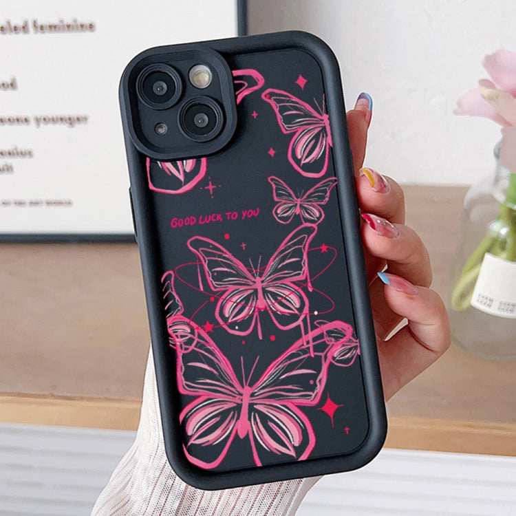 Diamond Sand TPU Full Coverage Phone Case, For iPhone 15 Plus, For iPhone 15