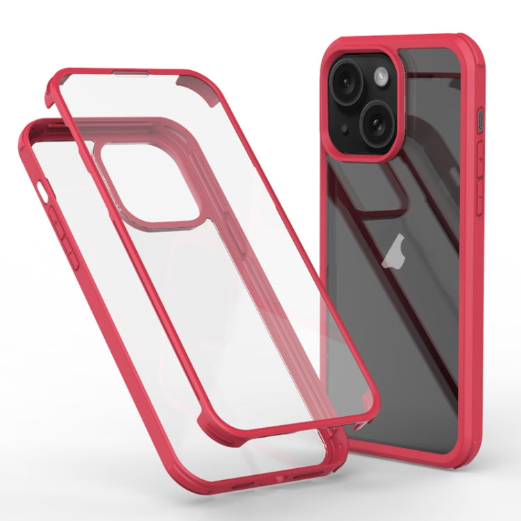 Double-sided Plastic Glass Phone Protective Case, For iPhone 16e, For iPhone 16 Pro Max, For iPhone 16 Pro, For iPhone 16 Plus, For iPhone 16, For iPhone 15 Pro Max, For iPhone 15 Pro, For iPhone 15 Plus