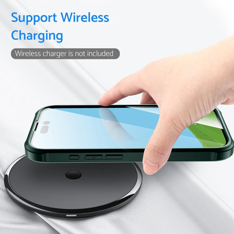 Double-sided Plastic Glass Phone Protective Case, For iPhone 15, For iPhone 14 Plus, For iPhone 14, For iPhone 14 Pro, For iPhone 14 Pro Max, For iPhone 13 Pro Max, For iPhone 13 Pro, For iPhone 13