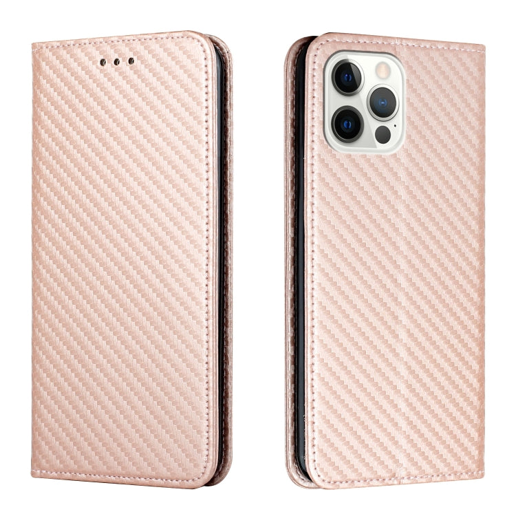 Carbon Fiber Texture Magnetic Flip Leather Phone Case, For iPhone Air, For iPhone 16 Pro Max, For iPhone 16 Pro, For iPhone 16 Plus