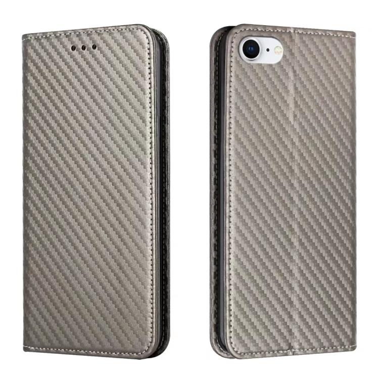Carbon Fiber Texture Magnetic Flip Leather Phone Case, For iPhone 17e / 16e, For iPhone 17 Pro Max, For iPhone 17 Pro, For iPhone 17