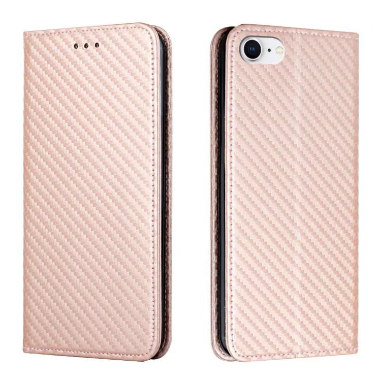 Carbon Fiber Texture Magnetic Flip Leather Phone Case, For iPhone 17e / 16e, For iPhone 17 Pro Max, For iPhone 17 Pro, For iPhone 17