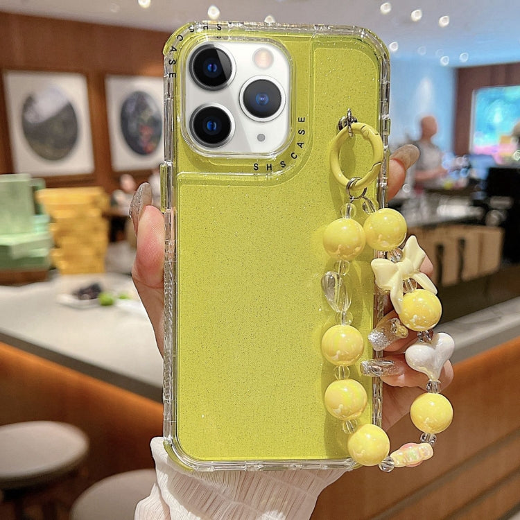 TPU + PC + Glitter Sequins Full Coverage Phone Case with Bracelet, For iPhone 12 / 12 Pro, For iPhone 12 Pro Max, For iPhone 11 Pro Max, For iPhone 11, For iPhone 11 Pro, For iPhone X / XS