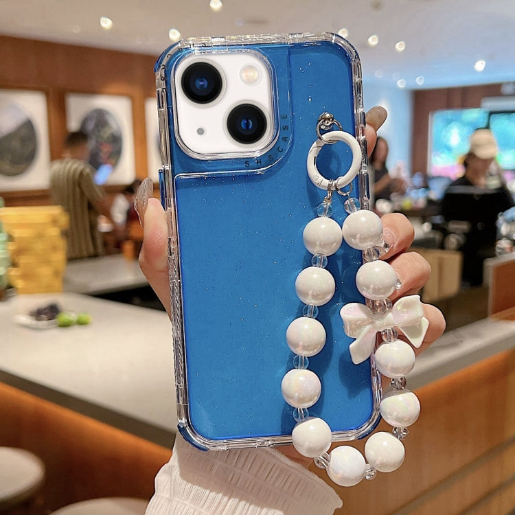 TPU + PC + Glitter Sequins Full Coverage Phone Case with Bracelet, For iPhone 14 Pro, For iPhone 14 Pro Max, For iPhone 6 / 7 / 8 / SE 2020, For iPhone 13 Pro Max, For iPhone 13 Pro, For iPhone 13