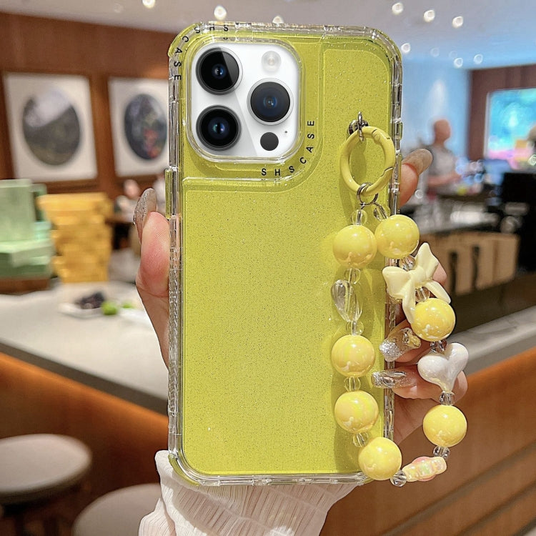 TPU + PC + Glitter Sequins Full Coverage Phone Case with Bracelet, For iPhone 14 Pro, For iPhone 14 Pro Max, For iPhone 6 / 7 / 8 / SE 2020, For iPhone 13 Pro Max, For iPhone 13 Pro, For iPhone 13