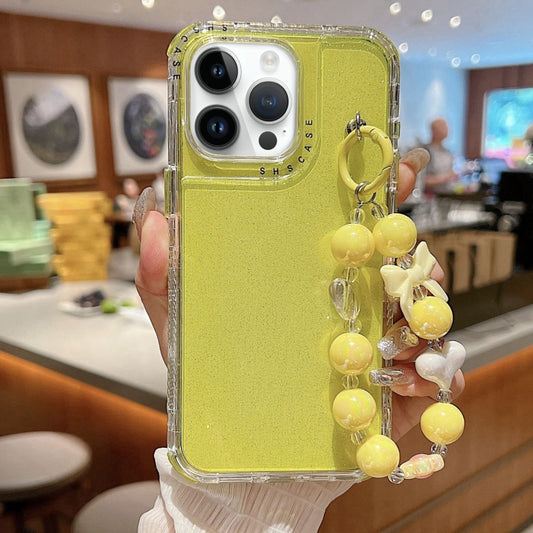 TPU + PC + Glitter Sequins Full Coverage Phone Case with Bracelet, For iPhone 14 Pro, For iPhone 14 Pro Max, For iPhone 6 / 7 / 8 / SE 2020, For iPhone 13 Pro Max, For iPhone 13 Pro, For iPhone 13
