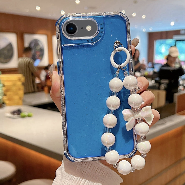 TPU + PC + Glitter Sequins Full Coverage Phone Case with Bracelet, For iPhone 14 Pro, For iPhone 14 Pro Max, For iPhone 6 / 7 / 8 / SE 2020, For iPhone 13 Pro Max, For iPhone 13 Pro, For iPhone 13
