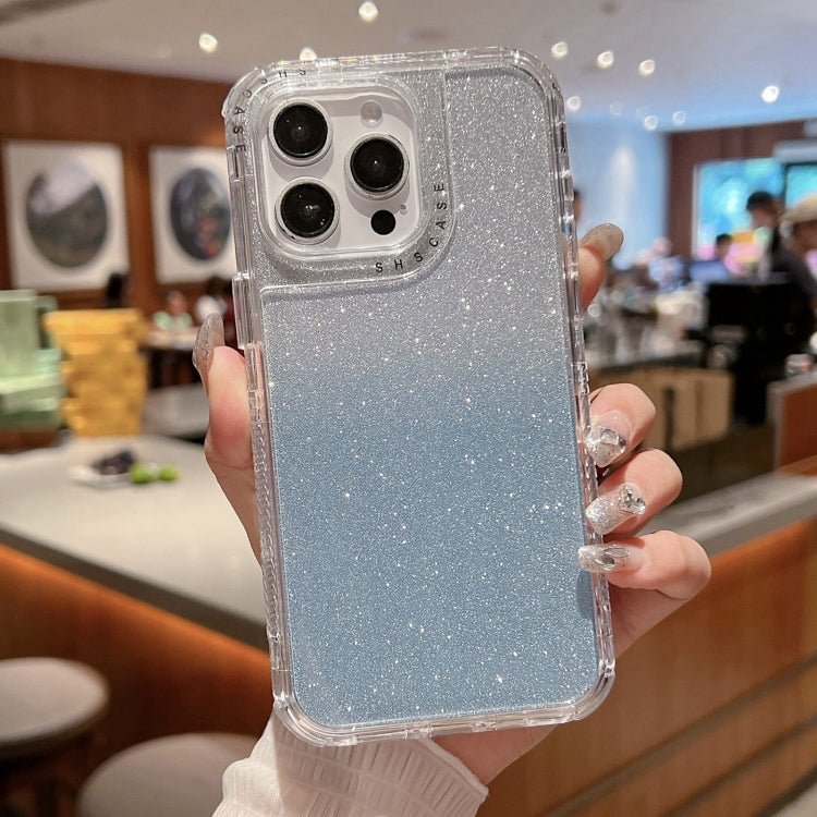 TPU + PC + Glitter Paper Full Coverage Phone Case, For iPhone 15 Pro Max, For iPhone 15 Pro, For iPhone 15, For iPhone 14