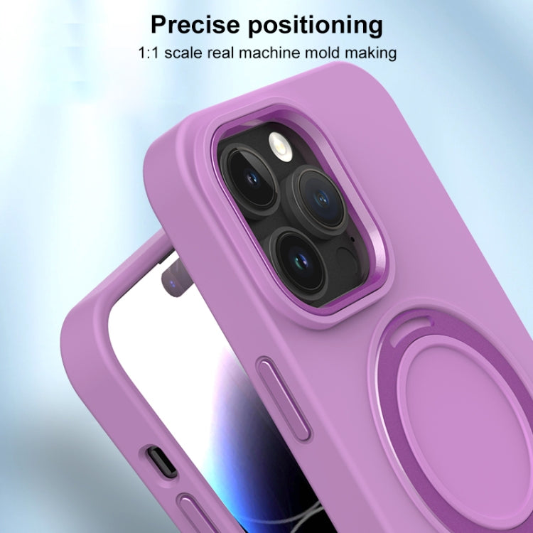 Liquid Silicone MagSafe Metal Ring Holder Phone Case, For iPhone 15 Pro Max, For iPhone 15 Pro, For iPhone 15 Plus