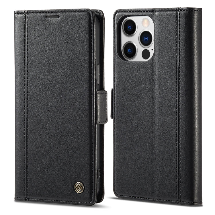 LC.IMEEKE Skin-friendly Card Slots Leather Phone Case, For iPhone 16 Pro Max, For iPhone 16 Pro