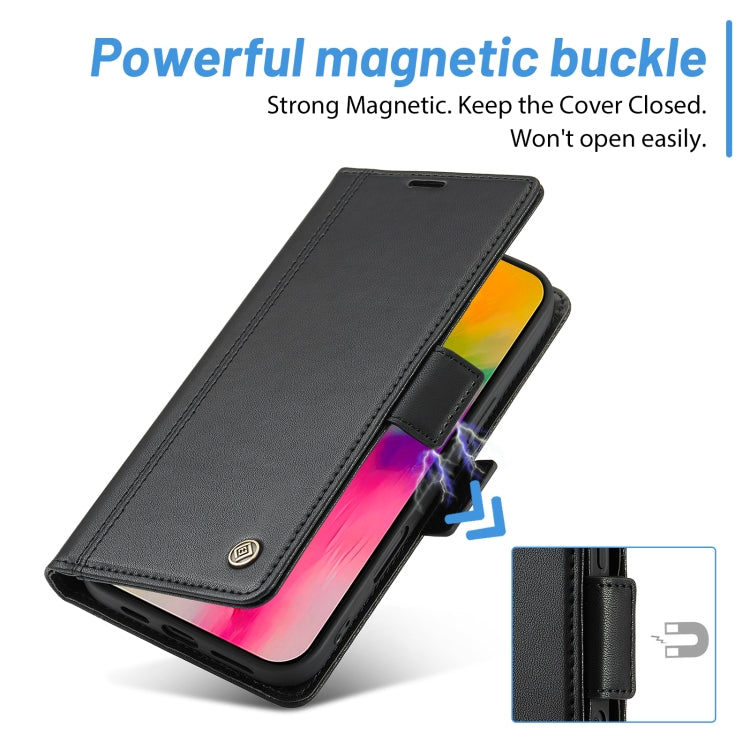 LC.IMEEKE Skin-friendly Card Slots Leather Phone Case, For iPhone 16 Pro Max, For iPhone 16 Pro