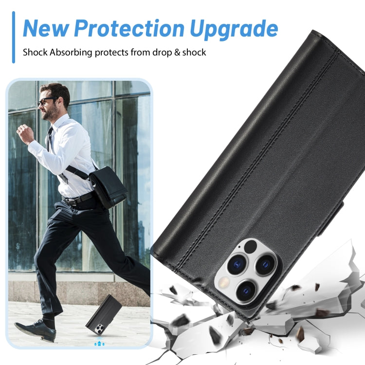 LC.IMEEKE Skin-friendly Card Slots Leather Phone Case, For iPhone 16 Pro Max, For iPhone 16 Pro