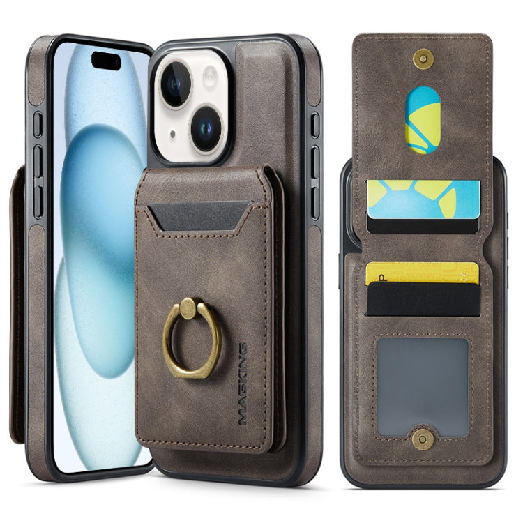 MAGKING K1 MagSafe Detachable Wallet RFID Back Cover Phone Case, For iPhone 15, For iPhone 14 Plus, For iPhone 14, For iPhone 14 Pro
