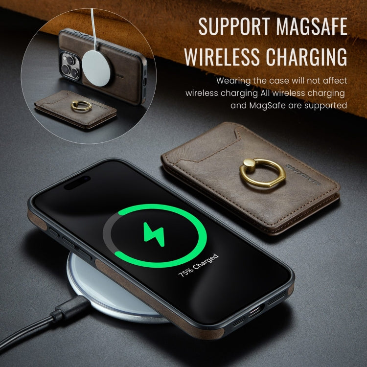 MAGKING K1 MagSafe Detachable Wallet RFID Back Cover Phone Case, For iPhone 15, For iPhone 14 Plus, For iPhone 14, For iPhone 14 Pro