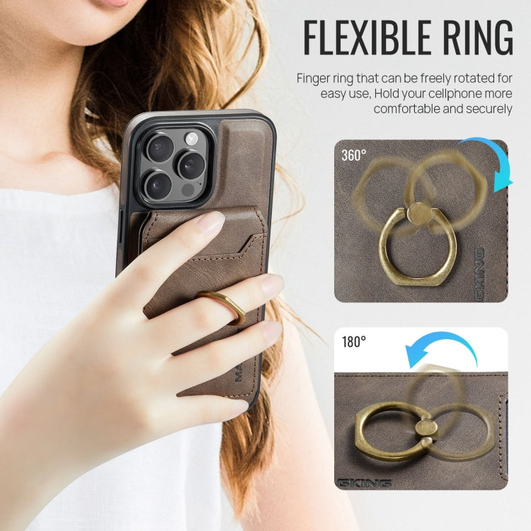 MAGKING K1 MagSafe Detachable Wallet RFID Back Cover Phone Case, For iPhone 15, For iPhone 14 Plus, For iPhone 14, For iPhone 14 Pro