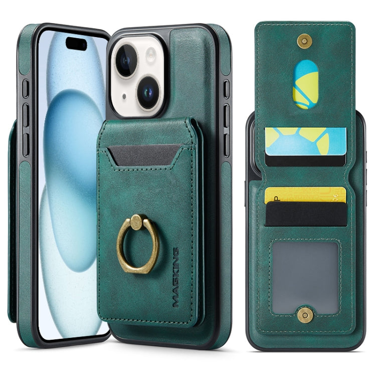 MAGKING K1 MagSafe Detachable Wallet RFID Back Cover Phone Case, For iPhone 15, For iPhone 14 Plus, For iPhone 14, For iPhone 14 Pro