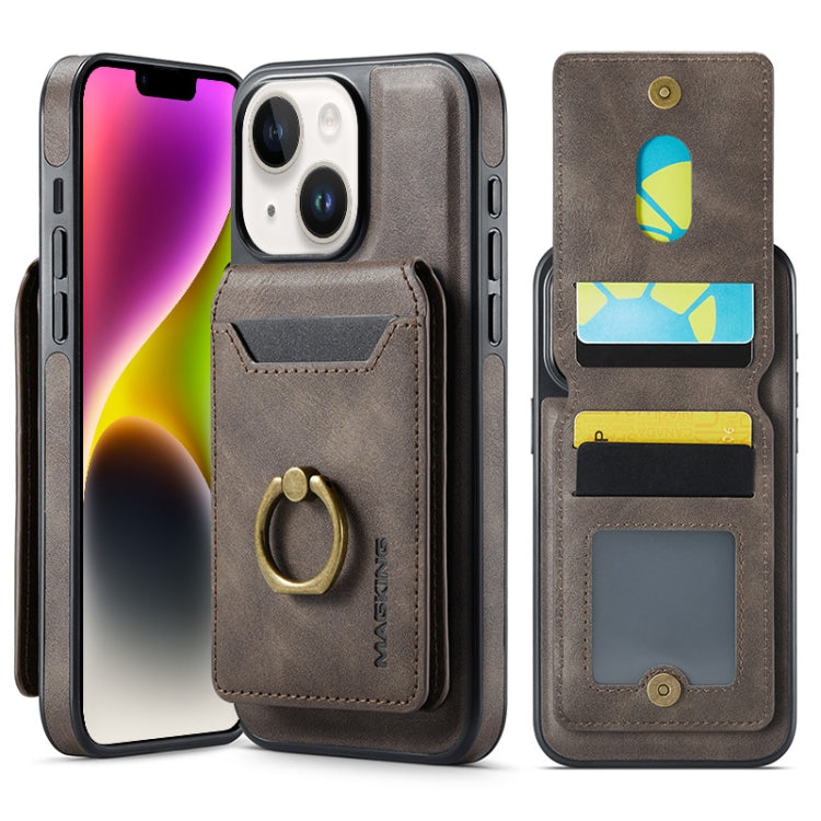 MAGKING K1 MagSafe Detachable Wallet RFID Back Cover Phone Case, For iPhone 15, For iPhone 14 Plus, For iPhone 14, For iPhone 14 Pro