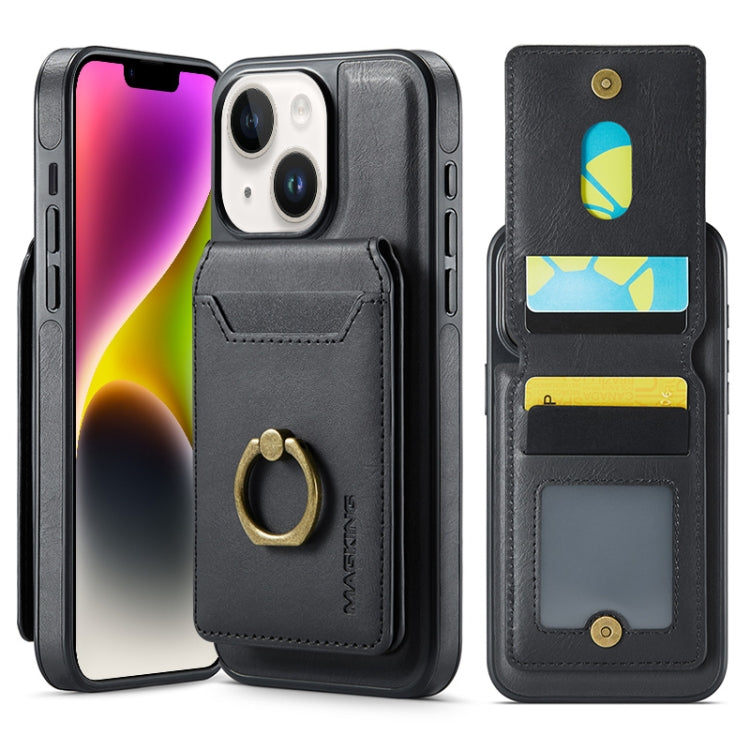 MAGKING K1 MagSafe Detachable Wallet RFID Back Cover Phone Case, For iPhone 15, For iPhone 14 Plus, For iPhone 14, For iPhone 14 Pro