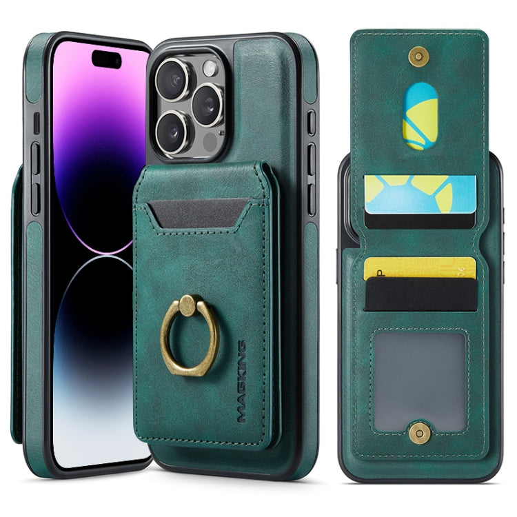 MAGKING K1 MagSafe Detachable Wallet RFID Back Cover Phone Case, For iPhone 15, For iPhone 14 Plus, For iPhone 14, For iPhone 14 Pro