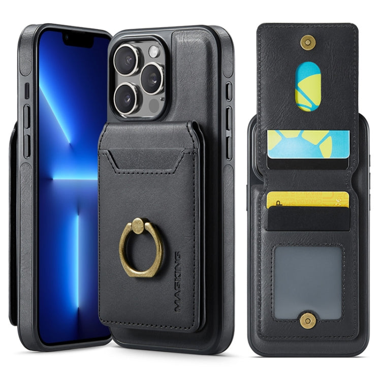 MAGKING K1 MagSafe Detachable Wallet RFID Back Cover Phone Case, For iPhone 14 Pro Max, For iPhone 13 Pro Max, For iPhone 13 Pro, For iPhone 13