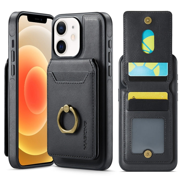 MAGKING K1 MagSafe Detachable Wallet RFID Back Cover Phone Case, For iPhone 12, For iPhone 12 Pro Max, For iPhone 12 Pro