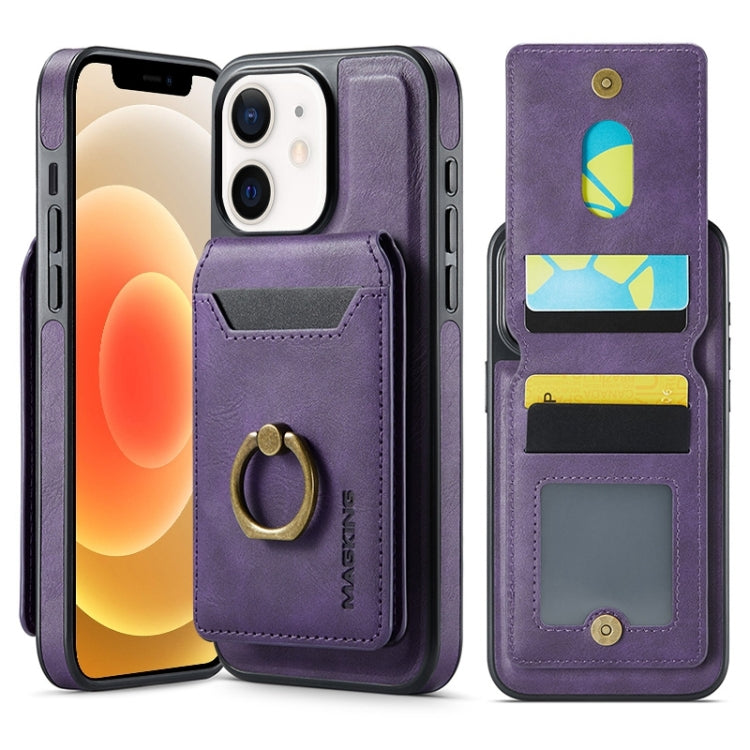 MAGKING K1 MagSafe Detachable Wallet RFID Back Cover Phone Case, For iPhone 12, For iPhone 12 Pro Max, For iPhone 12 Pro