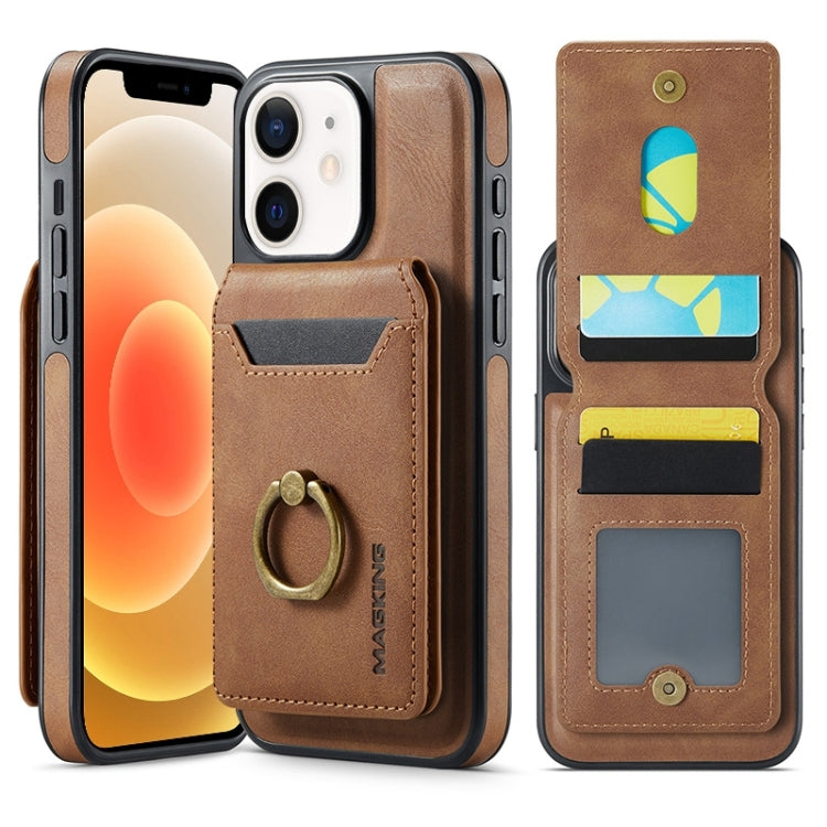 MAGKING K1 MagSafe Detachable Wallet RFID Back Cover Phone Case, For iPhone 12, For iPhone 12 Pro Max, For iPhone 12 Pro