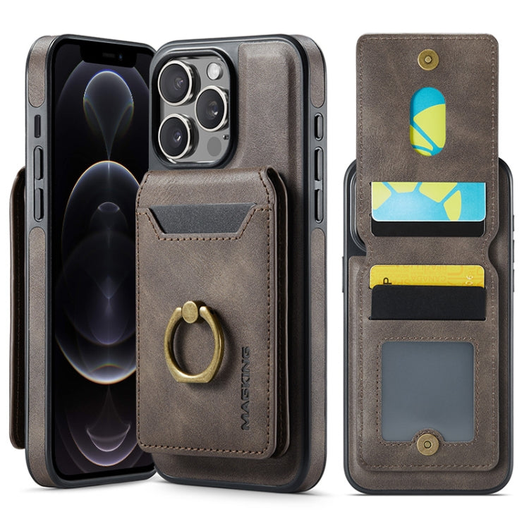MAGKING K1 MagSafe Detachable Wallet RFID Back Cover Phone Case, For iPhone 12, For iPhone 12 Pro Max, For iPhone 12 Pro