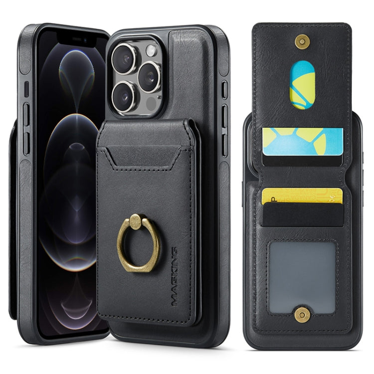 MAGKING K1 MagSafe Detachable Wallet RFID Back Cover Phone Case, For iPhone 12, For iPhone 12 Pro Max, For iPhone 12 Pro