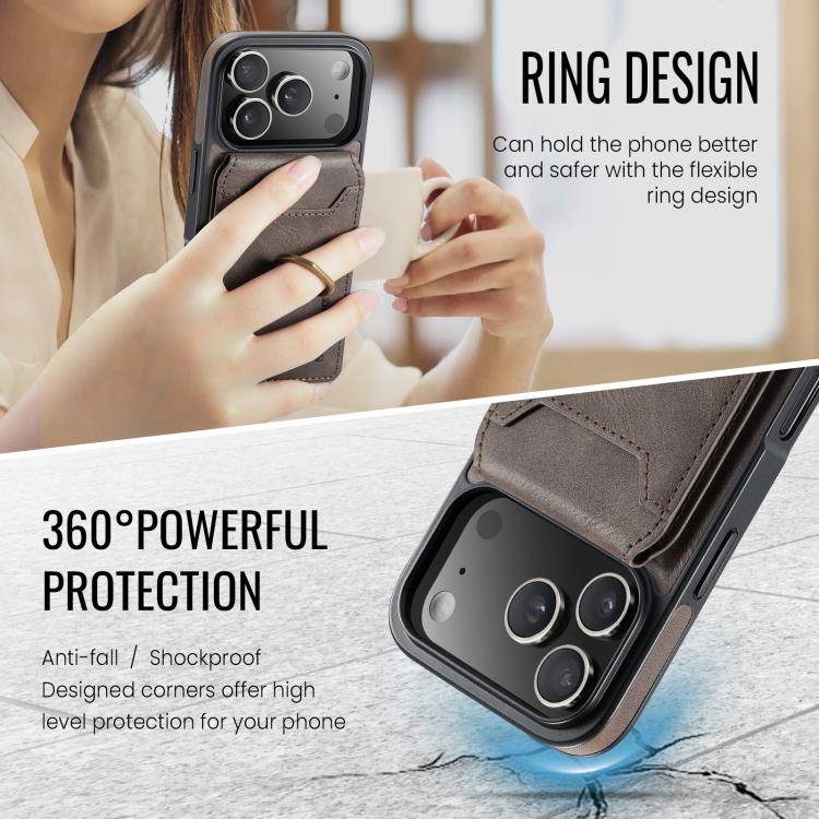 MAGKING K1 MagSafe Detachable Wallet RFID Back Cover Phone Case